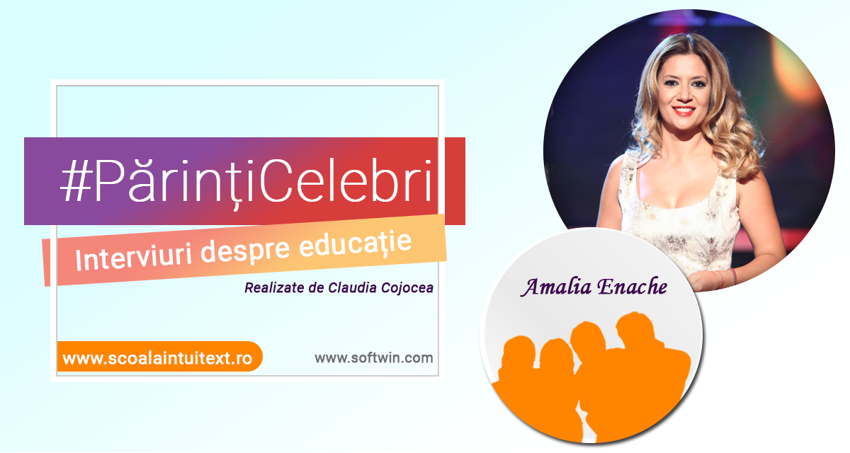 Interviu EXCLUSIV cu Amalia Enache (PRO TV) pentru campania Intuitext #PărințiCelebri