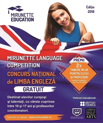 Ultimele zile de înscrieri în concursul Mirunette Language Competition!